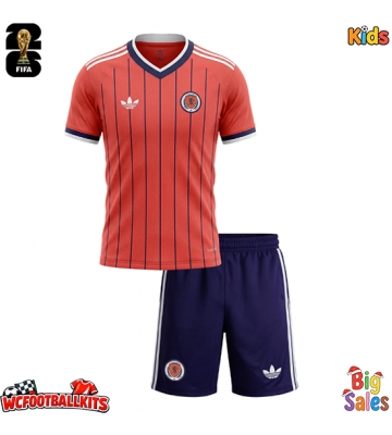 Scotland Replica Away Stadium Kit for Kids World Cup 2026 Short Sleeve (+ pants)